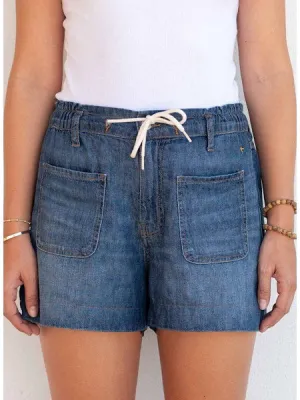MERSEA - LONDONBERRY SUPERSOFT DRAWSTRING DENIM SHORT