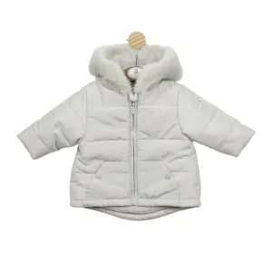 Mintini - Light grey jacket with hood