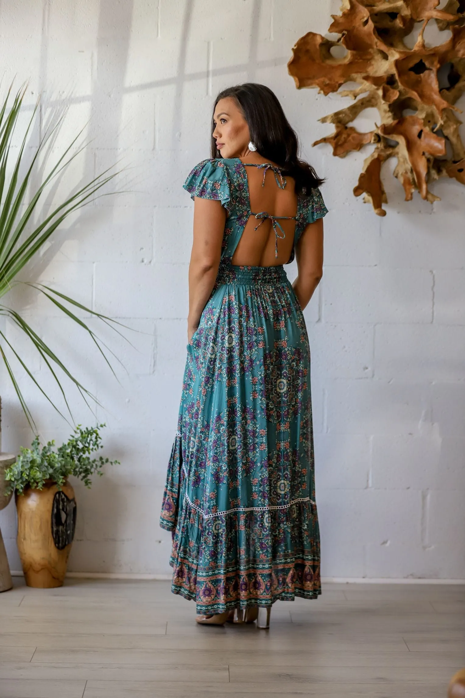 Pacific Breeze Dress - Sage Garden