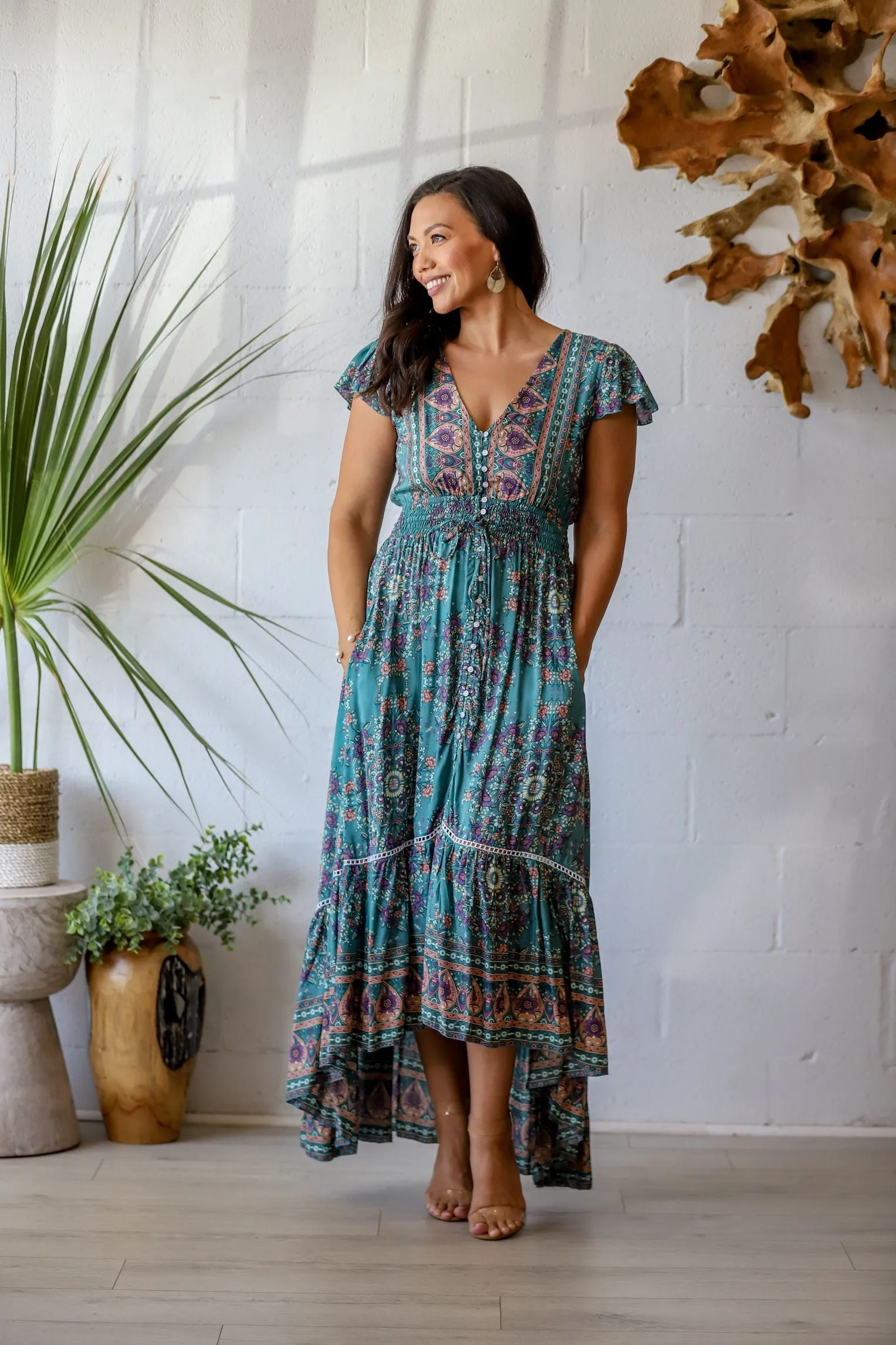 Pacific Breeze Dress - Sage Garden