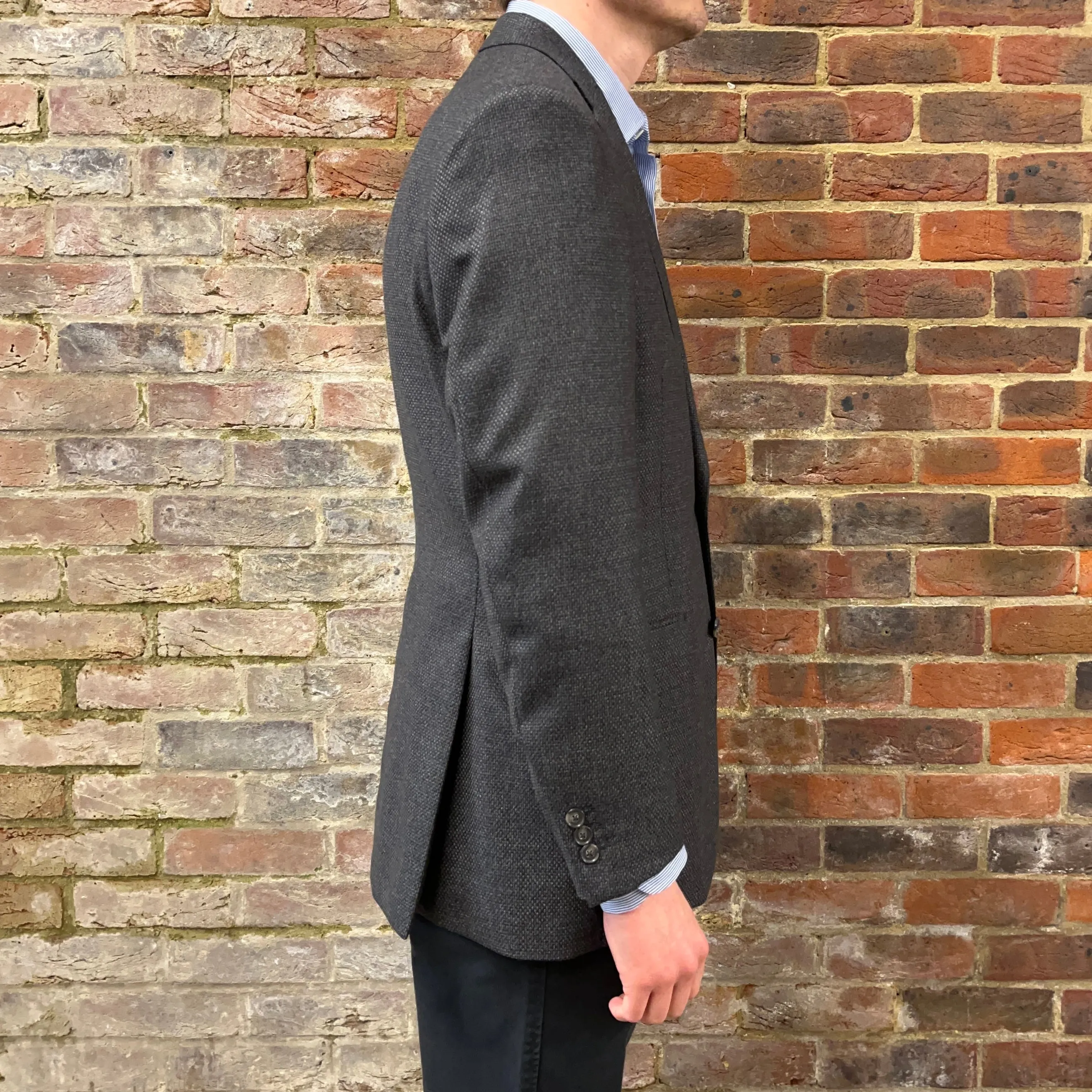Regent - 'Best Jim' Jacket - Grey Wool/Cashmere 350g - Reda