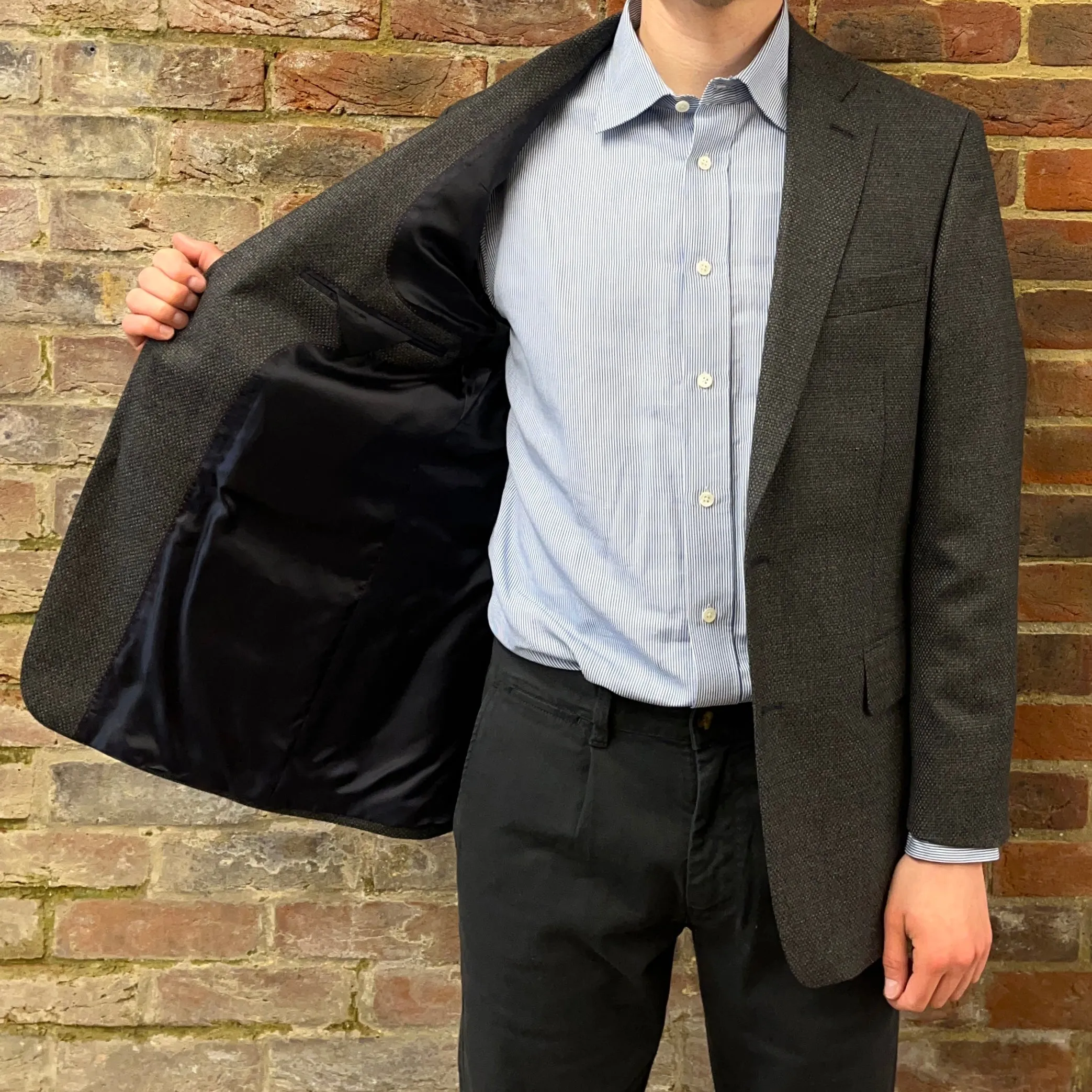 Regent - 'Best Jim' Jacket - Grey Wool/Cashmere 350g - Reda