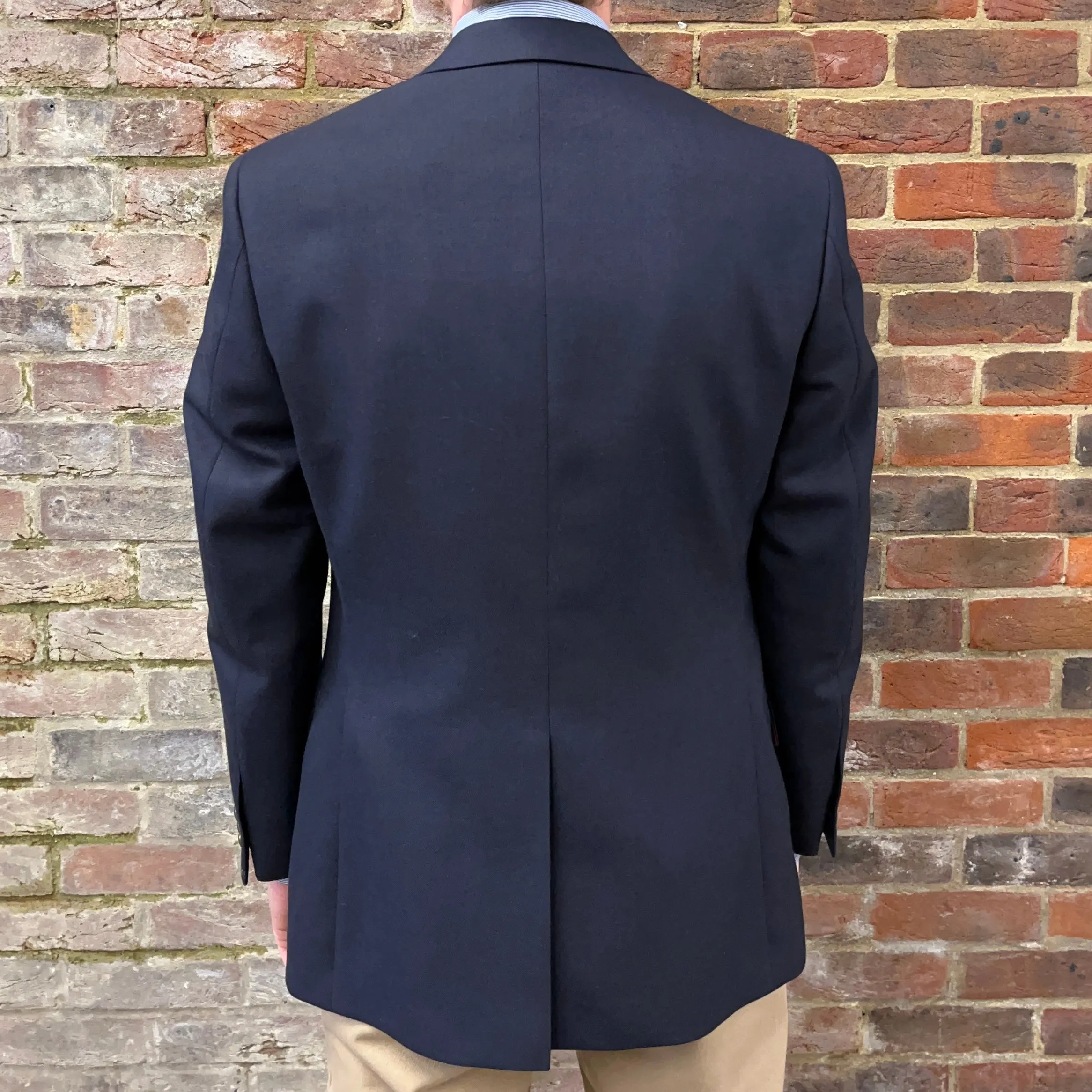 Regent Heritage - 'Sharks Tooth' Jacket - Navy Wool 300g