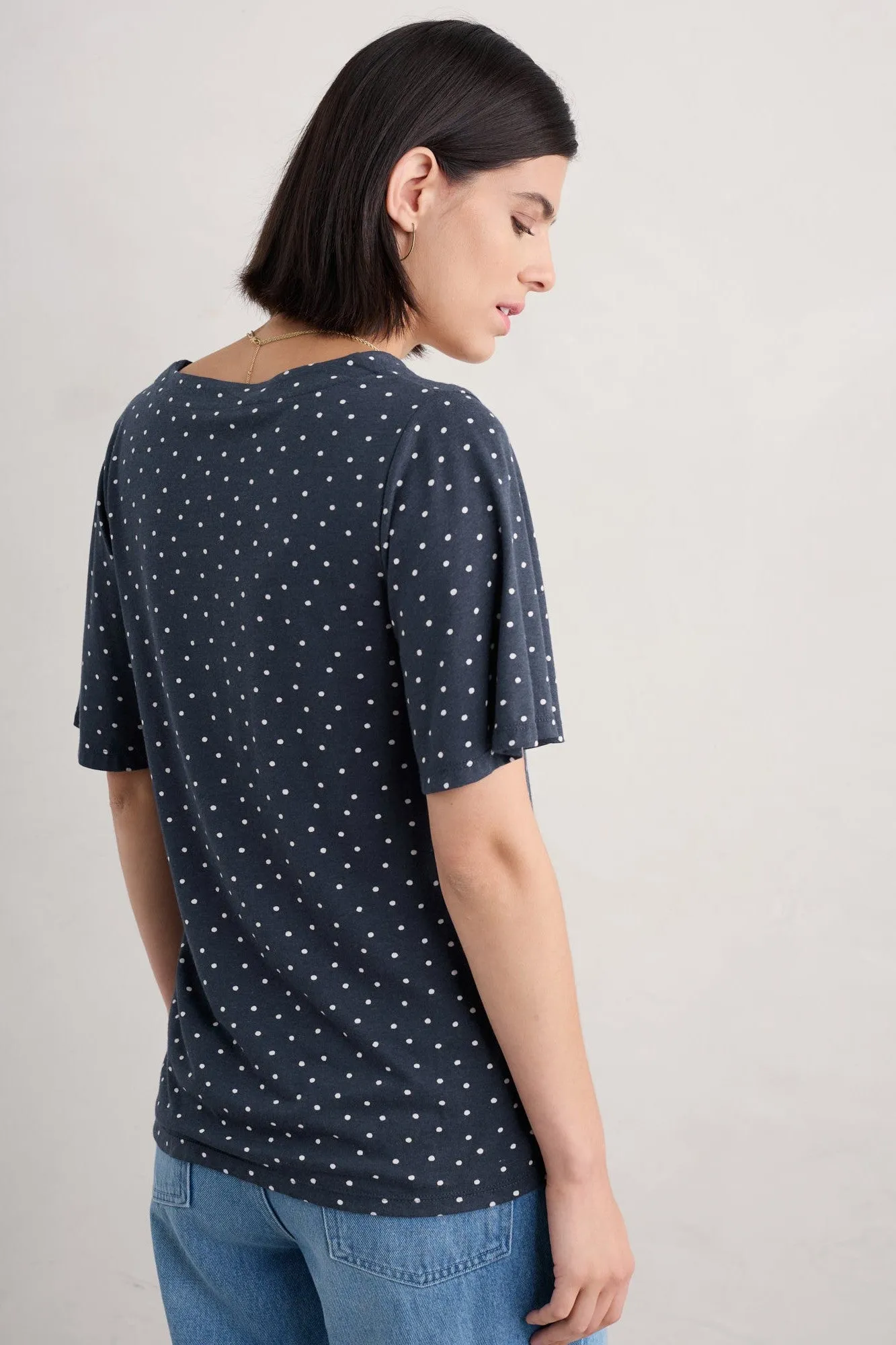 Seasalt Rose Dore Top in Rustic Spot Maritime