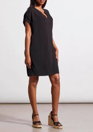 Shift Knit Dress - Black