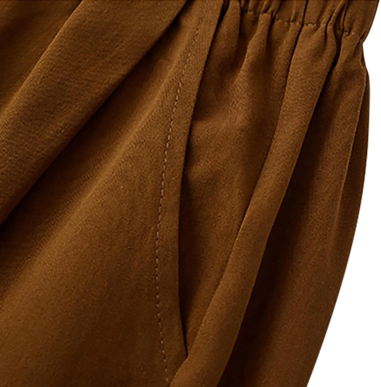 Shorts for Women High Waisted Dressy Casual Cotton Comfy Elastic Wasited Pleated Summer Lounge Shorts with Pocket
