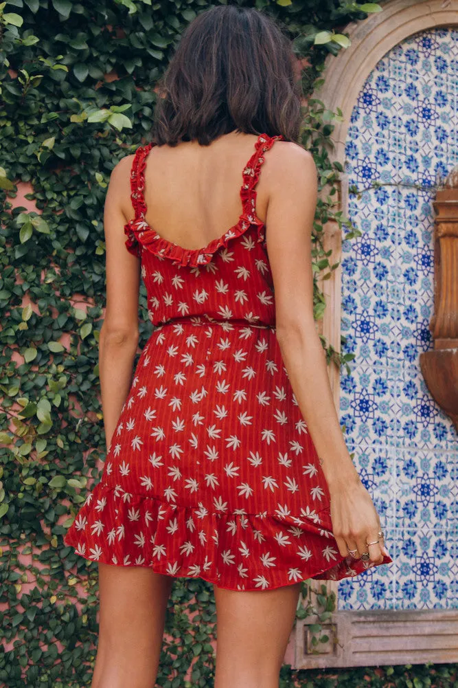 Slow Sun Dress Rust