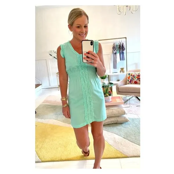 Smocked Waist Sleeveless Dress with Shirred Front