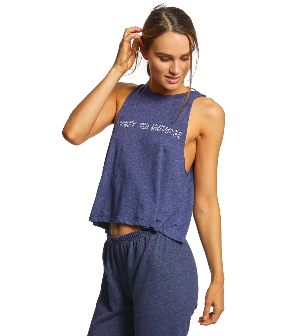 Spiritual Gangster Trust The Universe Crop Tank