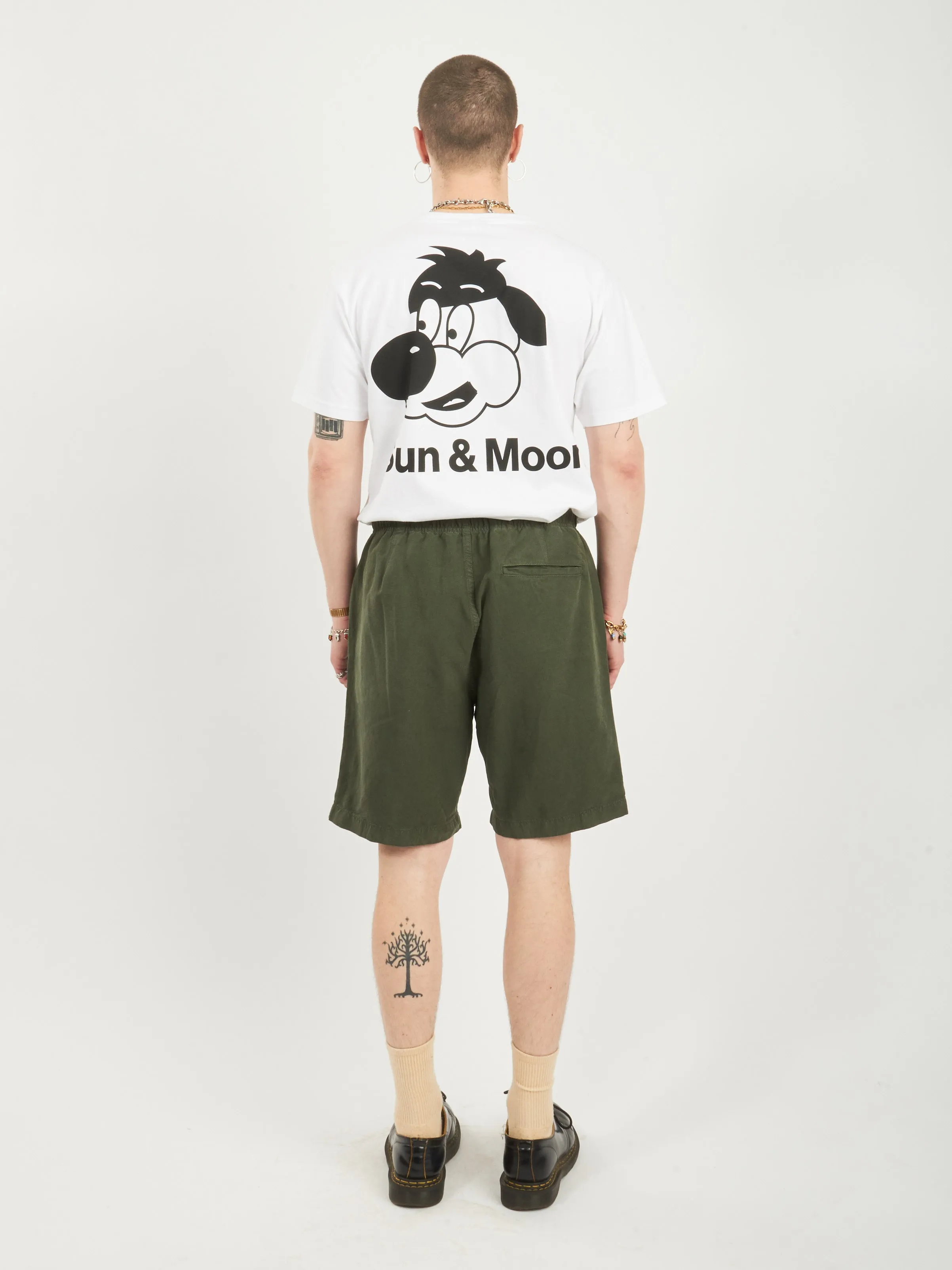 Spruce Green Ezra Relaxed Cotton Linen Short