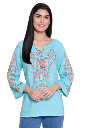 Turquoise Bohemian Tunic