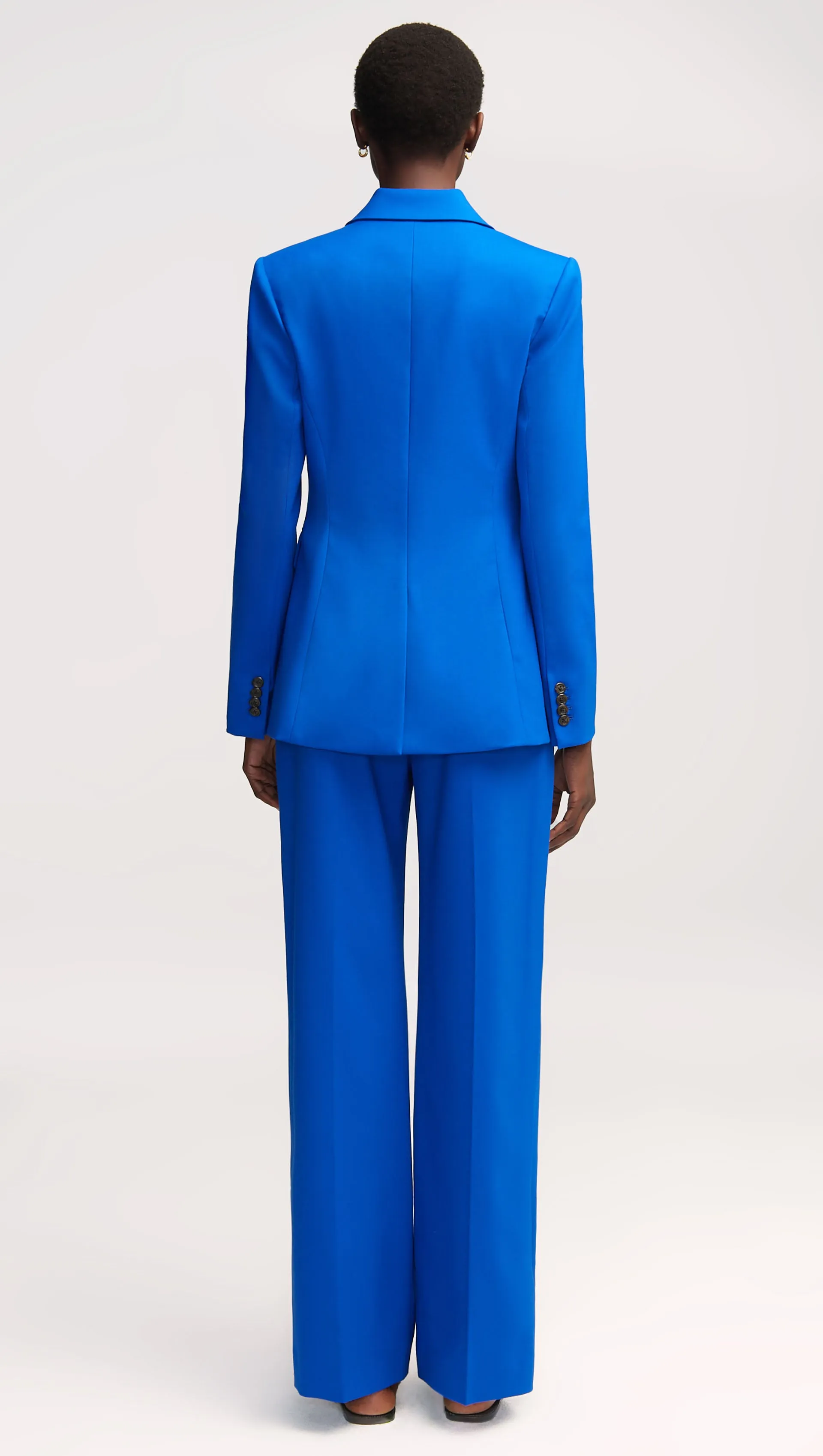 Two-Button Blazer in Seasonless Wool | Royal Blue