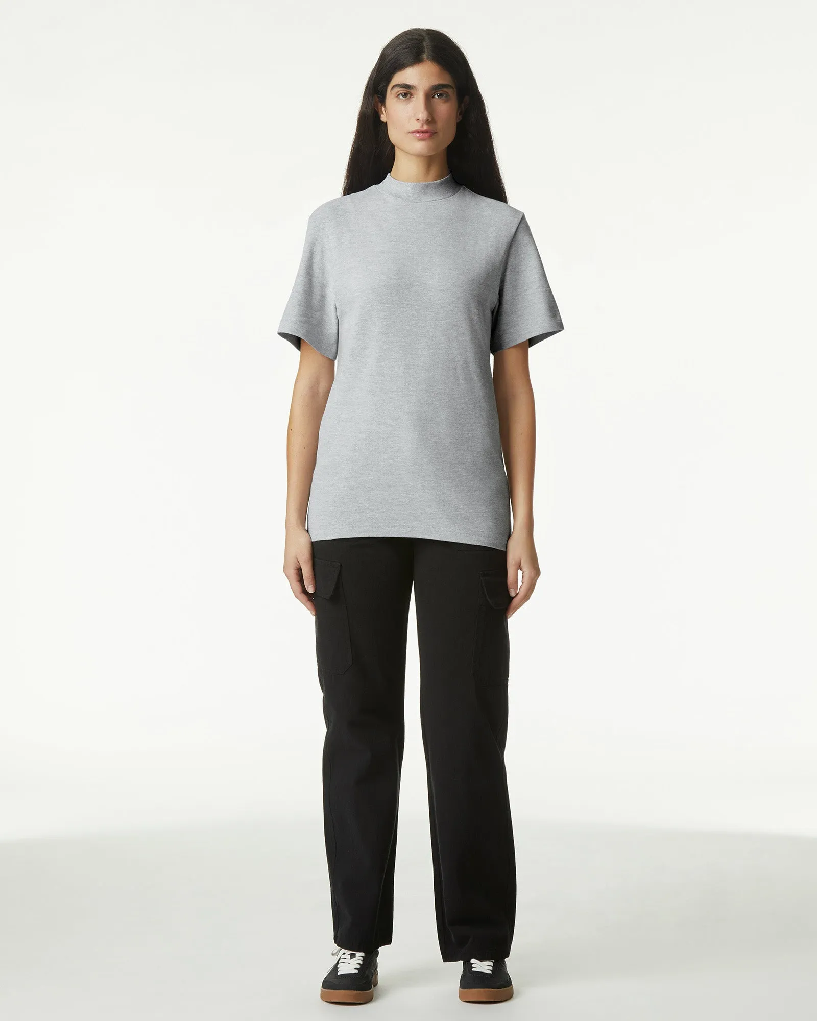 Unisex Relaxed Fit Mockneck T-shirt