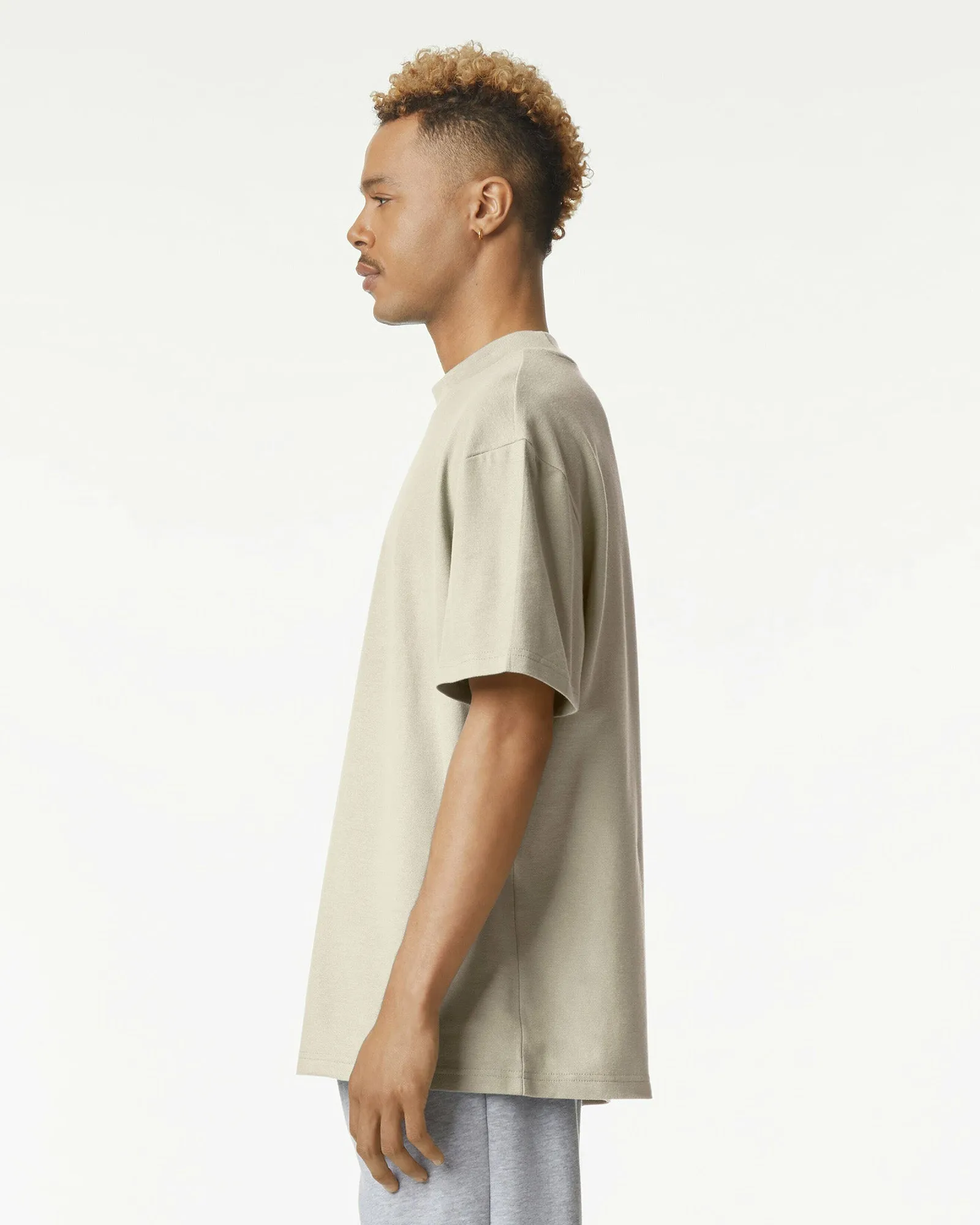 Unisex Relaxed Fit Mockneck T-shirt