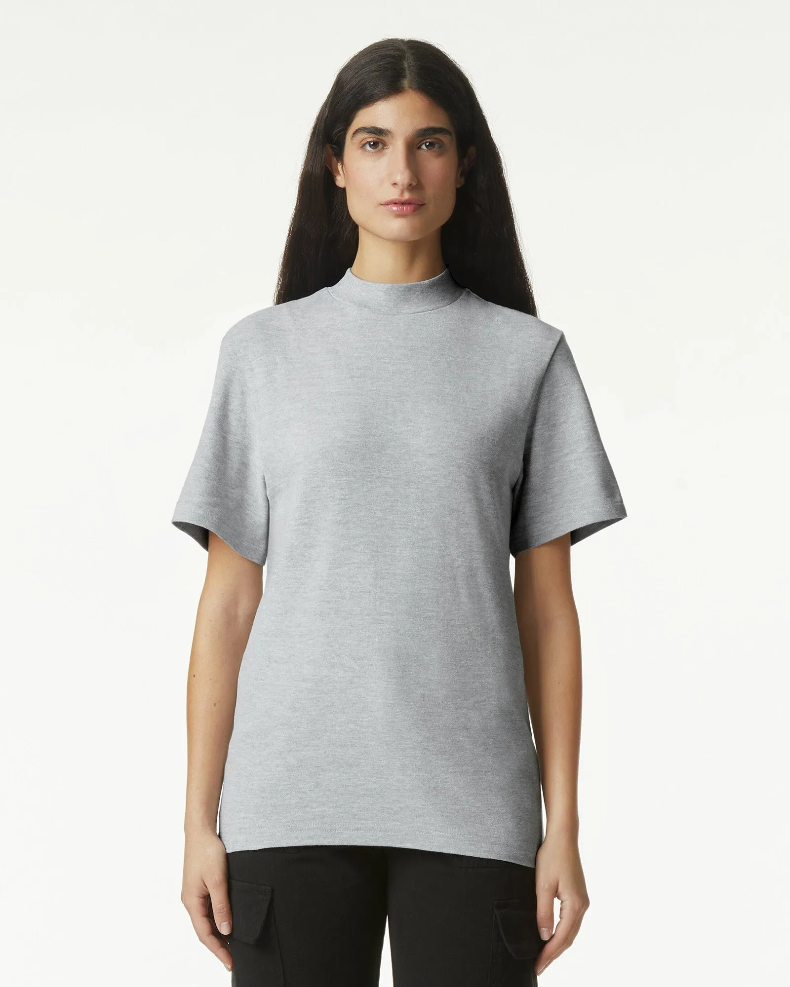 Unisex Relaxed Fit Mockneck T-shirt