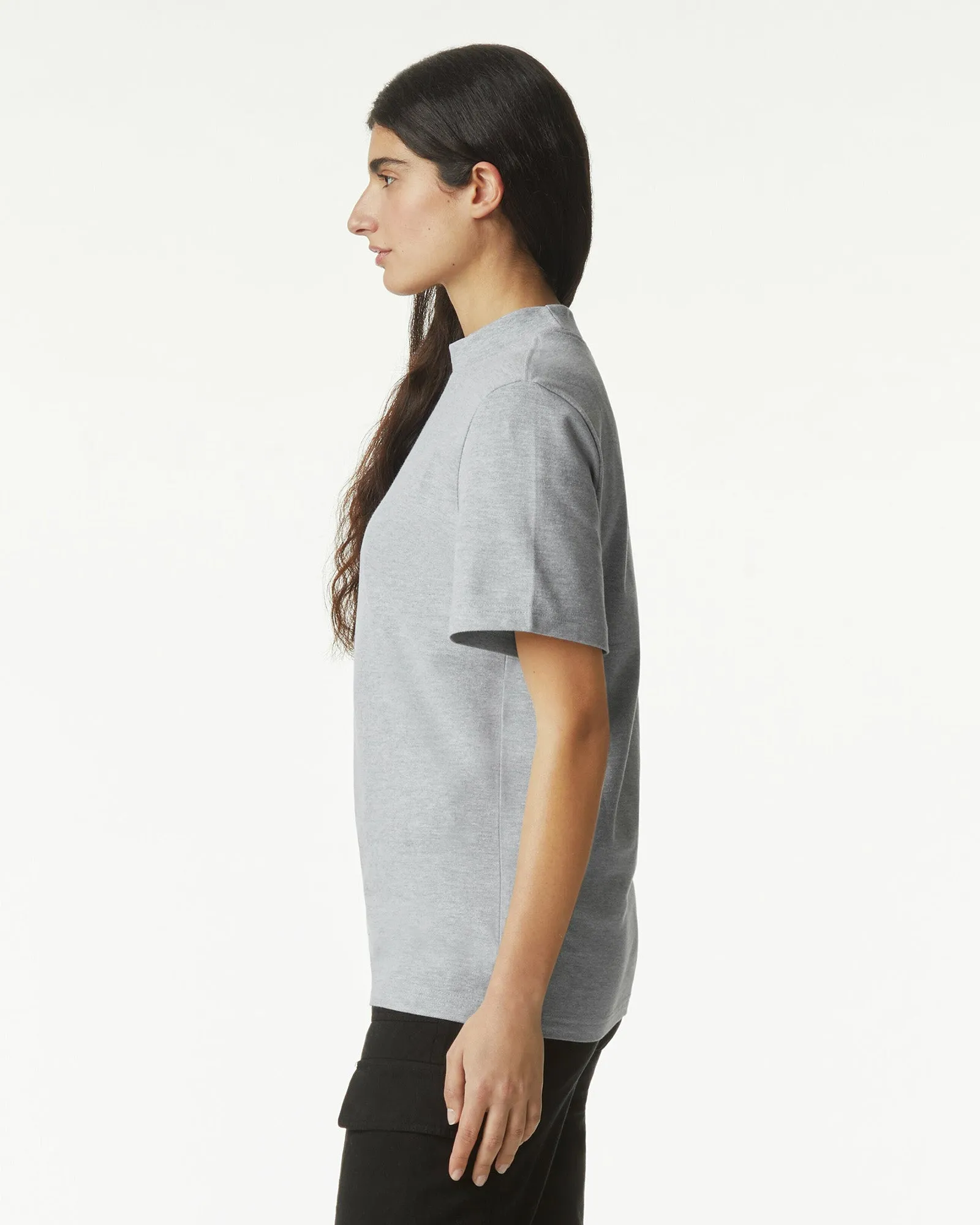 Unisex Relaxed Fit Mockneck T-shirt