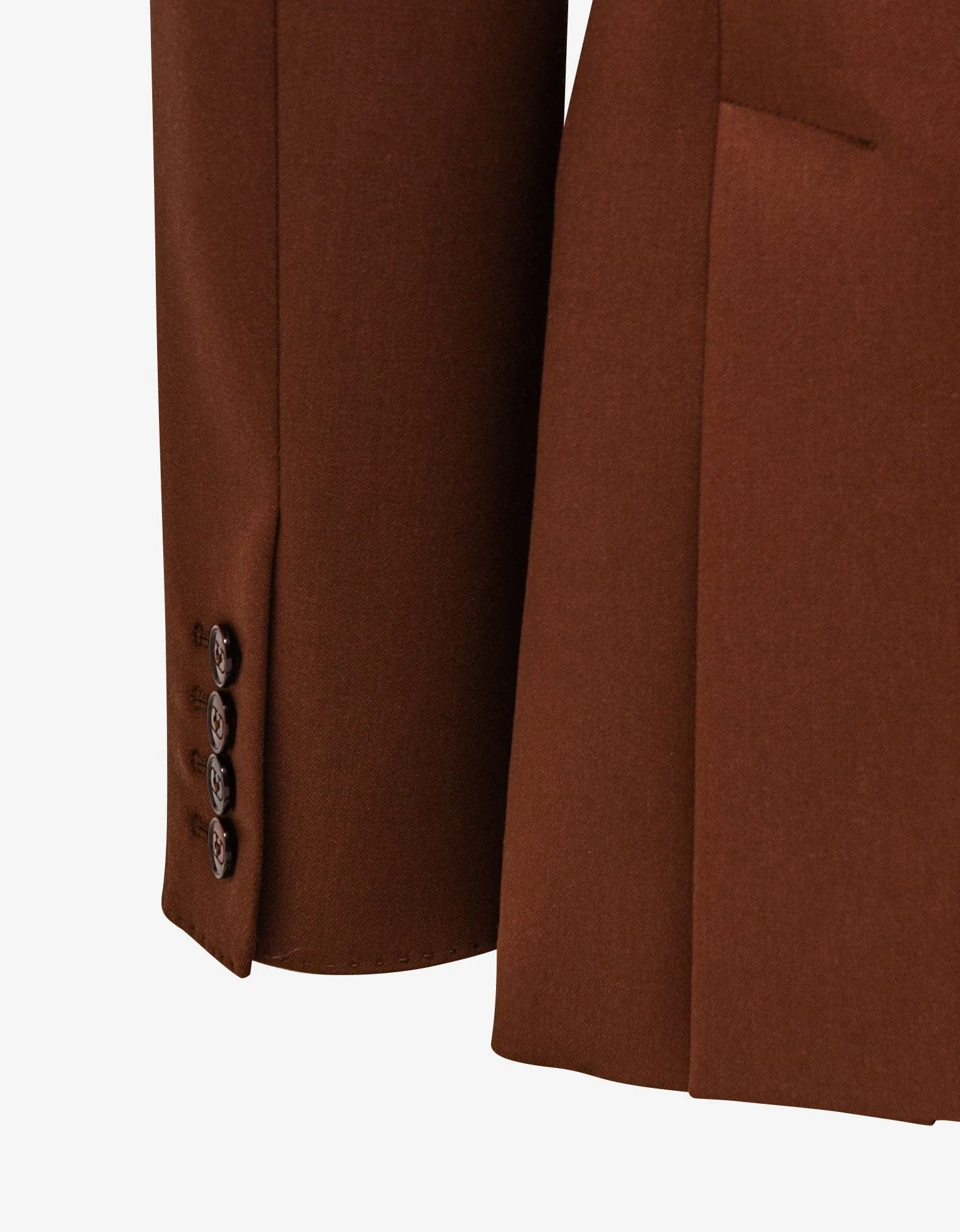 Valentino Garavani Brown Wool Blazer