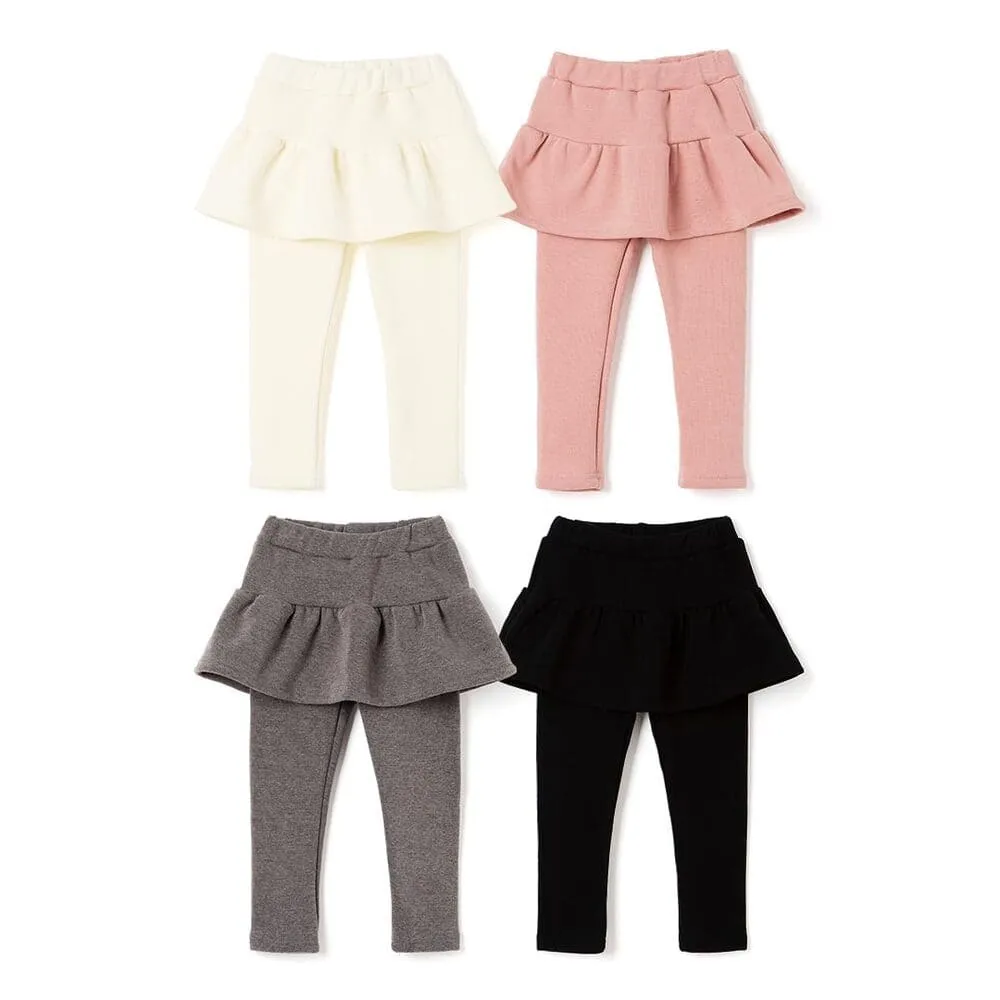 'Warm' Fleece Skirt Leggings