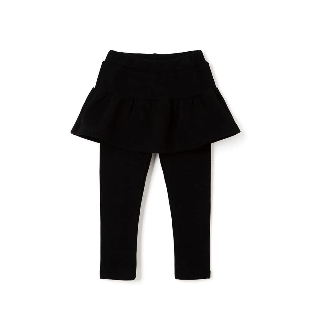 'Warm' Fleece Skirt Leggings