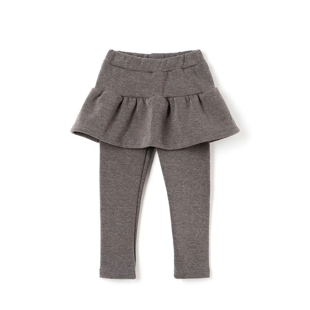 'Warm' Fleece Skirt Leggings