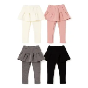 'Warm' Fleece Skirt Leggings