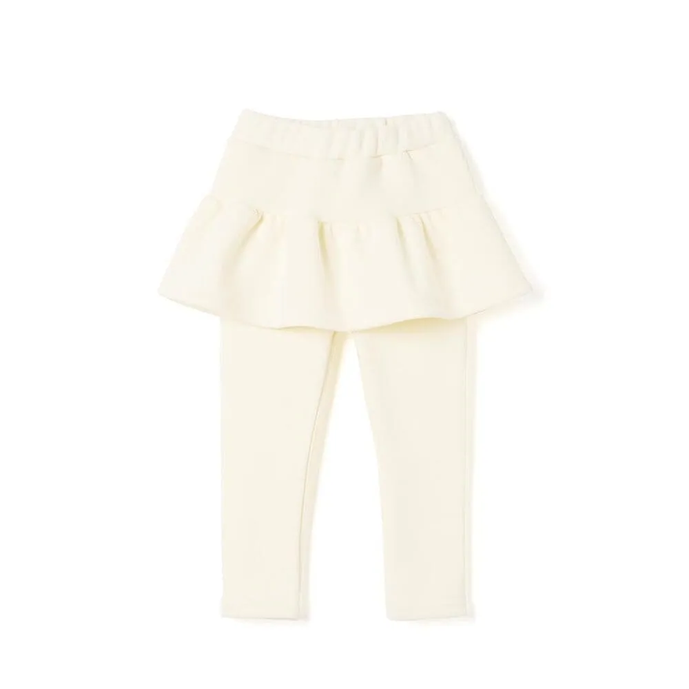 'Warm' Fleece Skirt Leggings