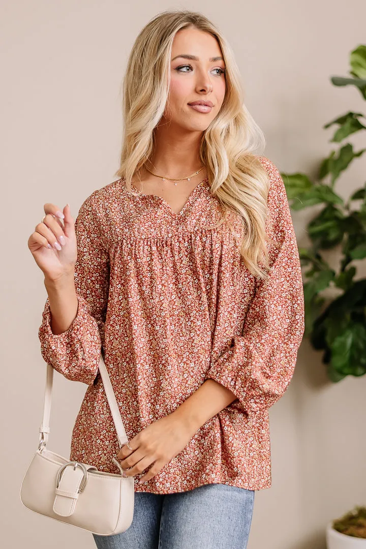 Winds Of Change Floral Top