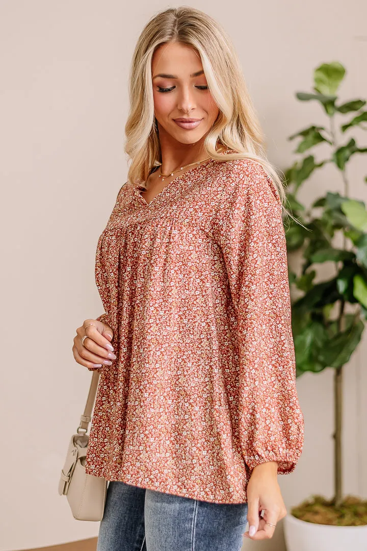 Winds Of Change Floral Top
