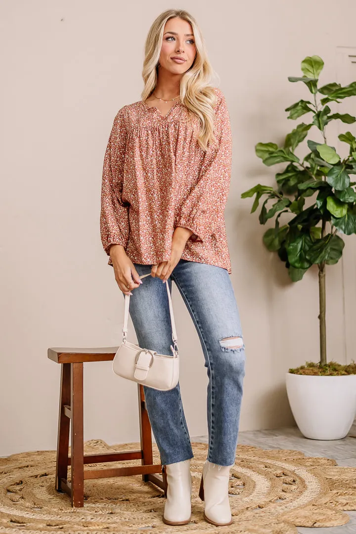 Winds Of Change Floral Top