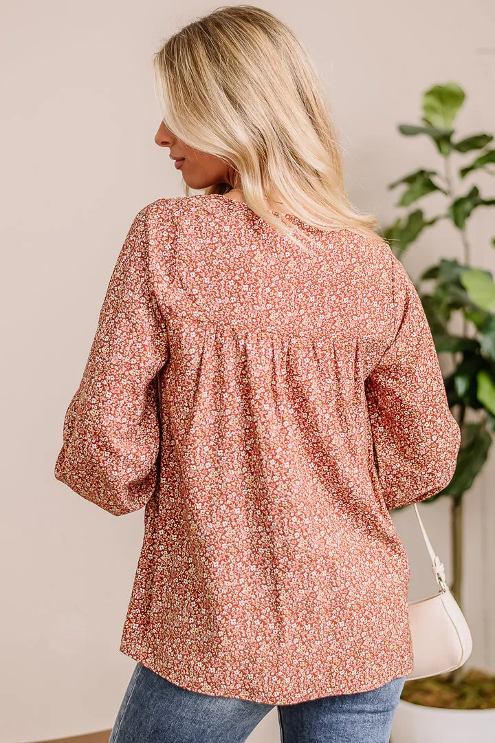 Winds Of Change Floral Top