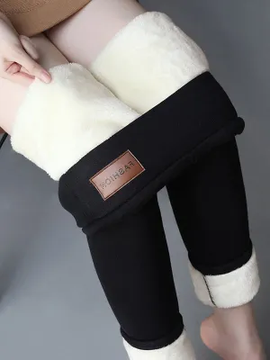 Winter Women Leggings Velvet Warm Pants Hight Waist Leggings