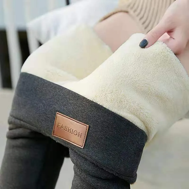 Winter Women Leggings Velvet Warm Pants Hight Waist Leggings