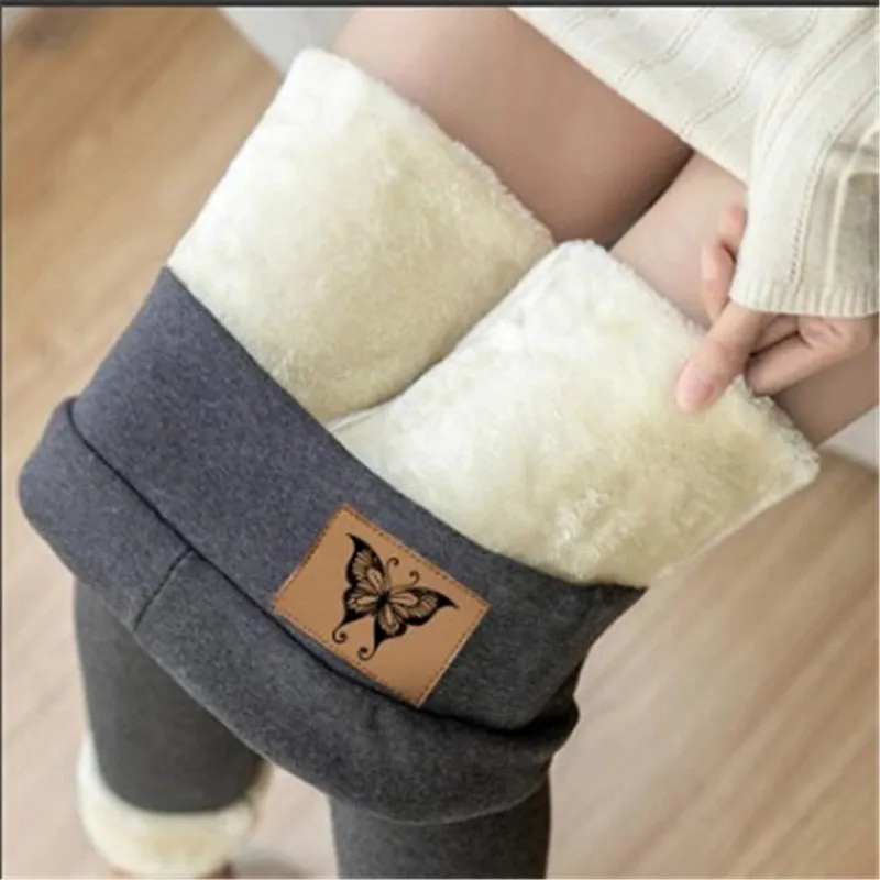 Winter Women Leggings Velvet Warm Pants Hight Waist Leggings
