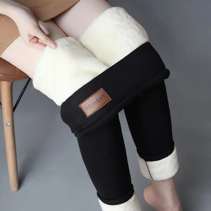 Winter Women Leggings Velvet Warm Pants Hight Waist Leggings