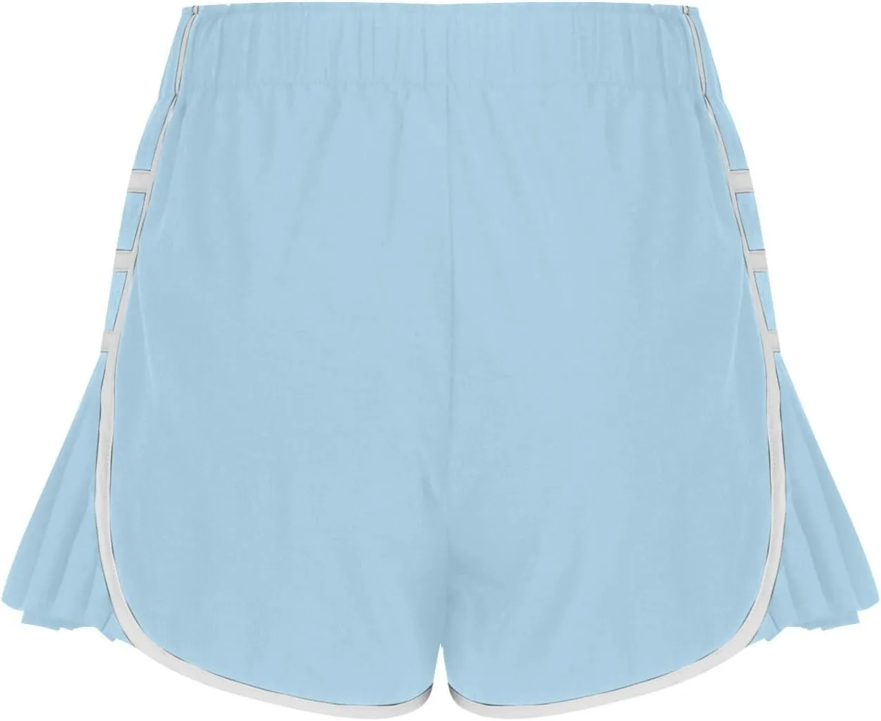 Womens High Waisted Shorts Elastic Summer Workout Casual Lounge Shorts Wide Leg Pleated Tennis Loose Short Casual Pant