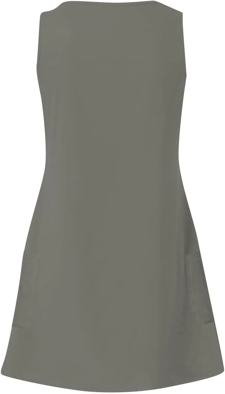 Womens Summer Dresses 2025 Loose V Neck Coverup Sleeveless Sundresses Beach Swimsuit with Pockets Floral/Plain