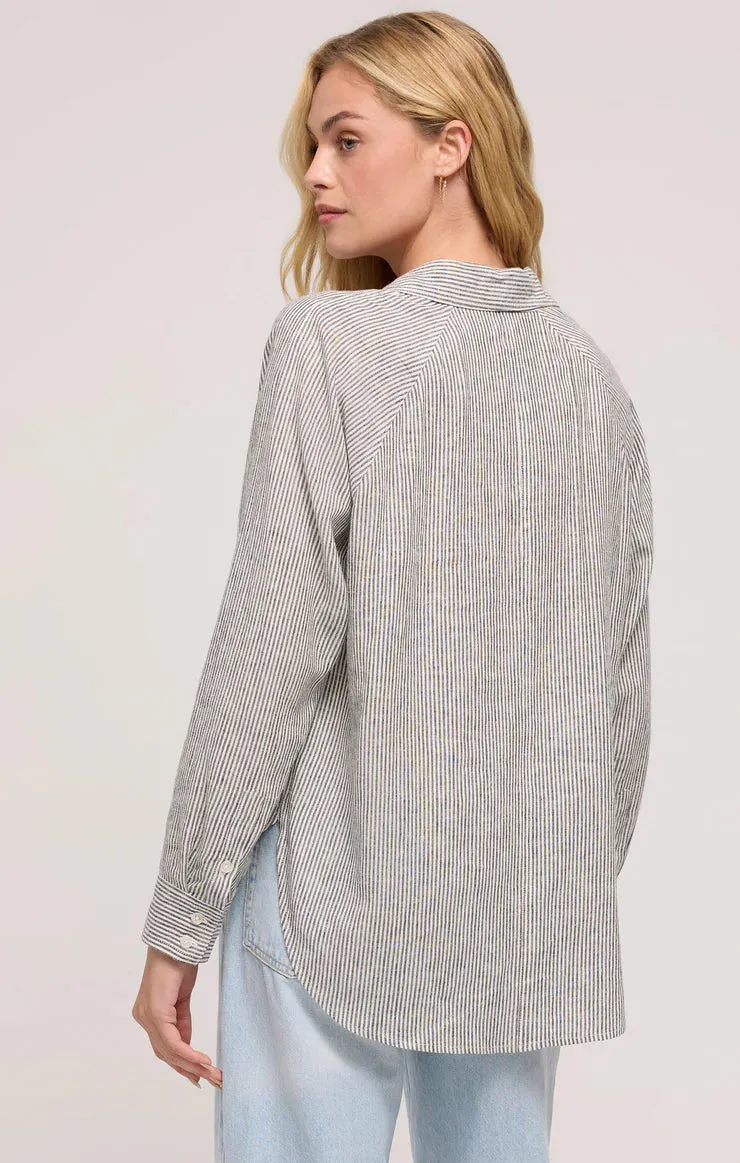 ZSupply The Perfect Linen Top - Sea Salt